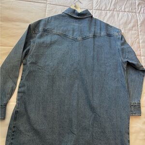Blue Denim Long Sleeve Shirt